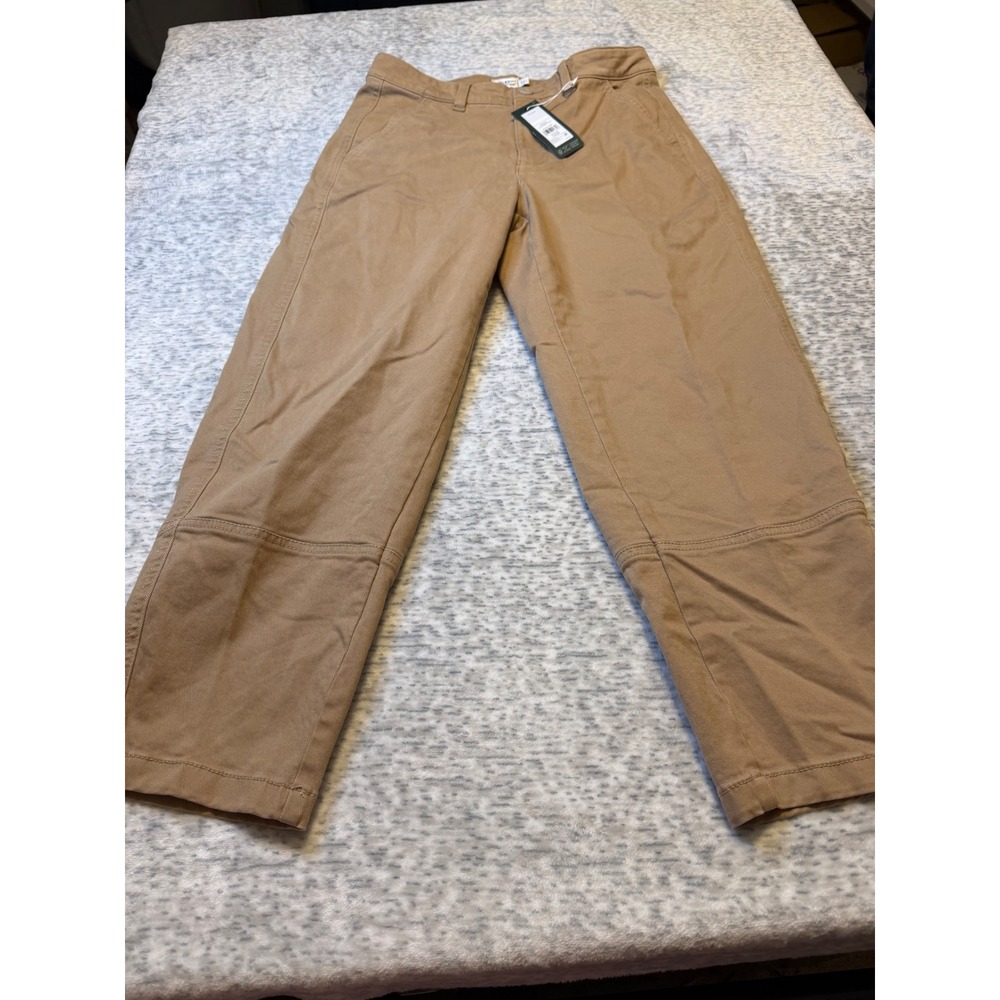 Alpine Design Womens 6 Sahara Sand Barrel Pant High Rise Relaxed leg NWT